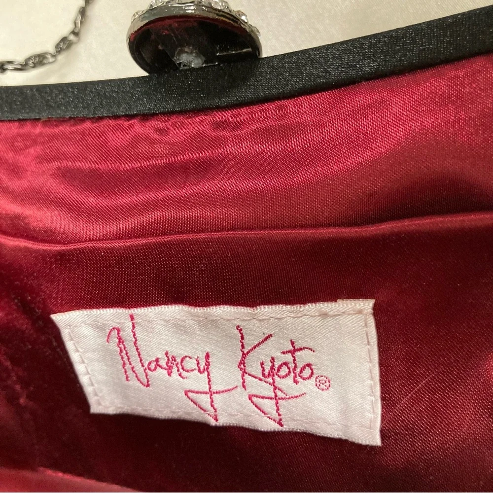 NWOT NANCY KYOTO Black Evening Bag